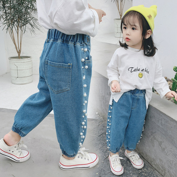 Model nou de blugi copii pentru fete cu perle