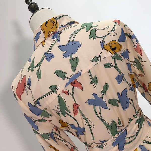 Rochie de dama model nou cu guler si curea clasica