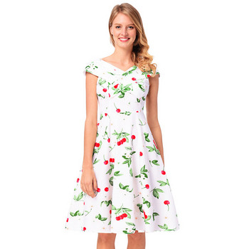 Elegáns női ruha virágmintás - szabású modell