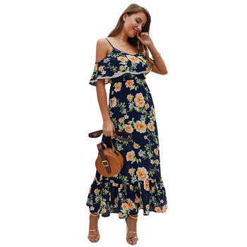 Rochie casual dama cu model floral - doua culori