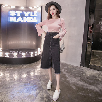 Fusta casual dama in doua culori - model drept