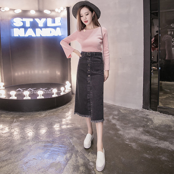 Fusta casual dama in doua culori - model drept