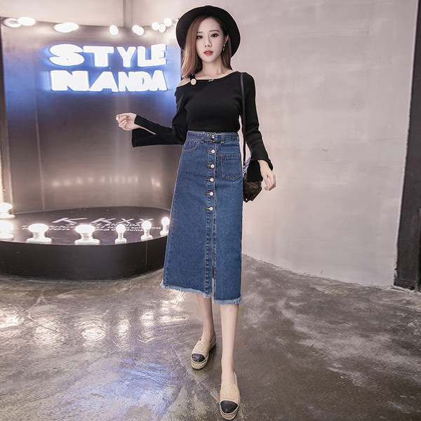 Fusta casual dama in doua culori - model drept