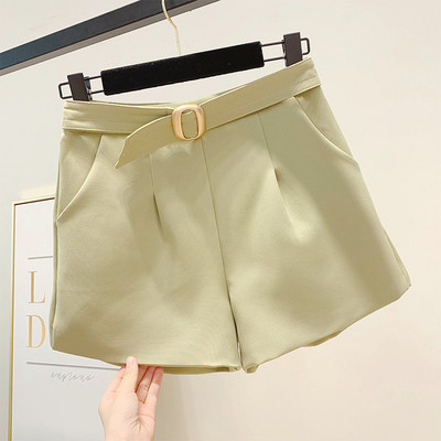 Model nou de pantaloni scurti de dama cu curea in mai multe culori