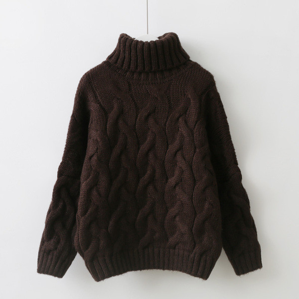 Aktuális női téli pulóver fehér színben