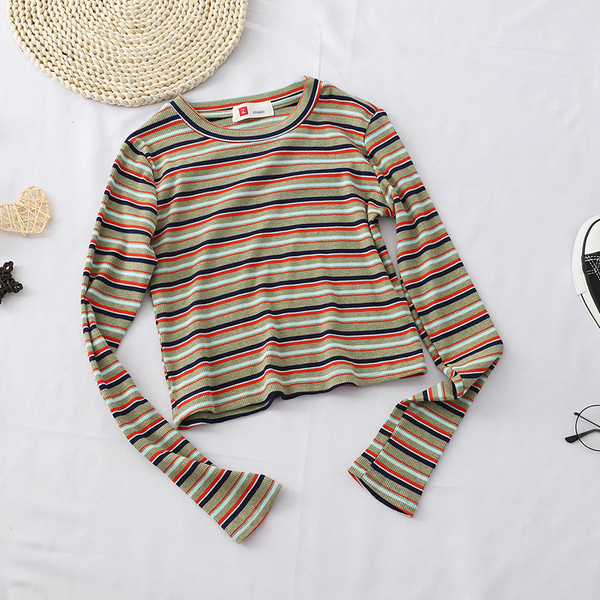 Bluză casual de damă cu mâneci lungi în patru culori