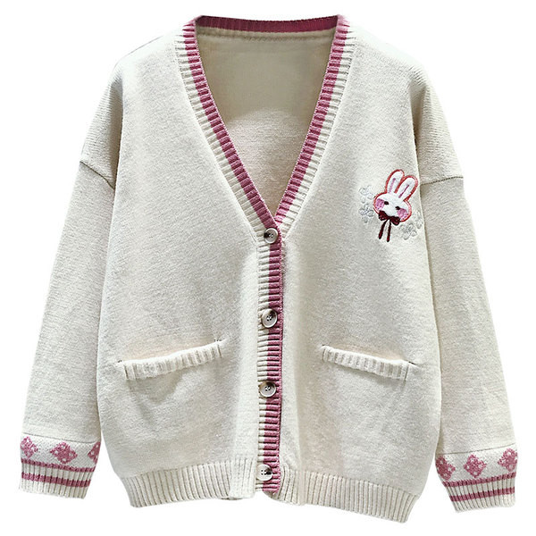 Vesta de dama de toamna cu broderie in trei culori