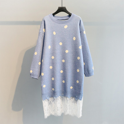 Rochie de iarna dama cu dantela in patru culori