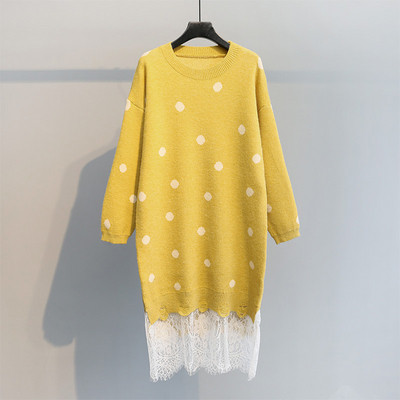 Rochie de iarna dama cu dantela in patru culori