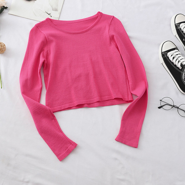 Bluză casual de damă, în cinci culori, cu decolteu O