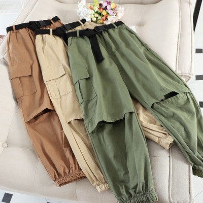 Ежедневен дамски панталон с джобове в различни цветове