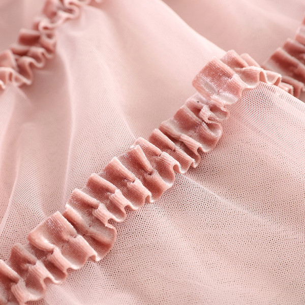 Fusta lunga de dama cu talie inalta si tul in mai multe culori