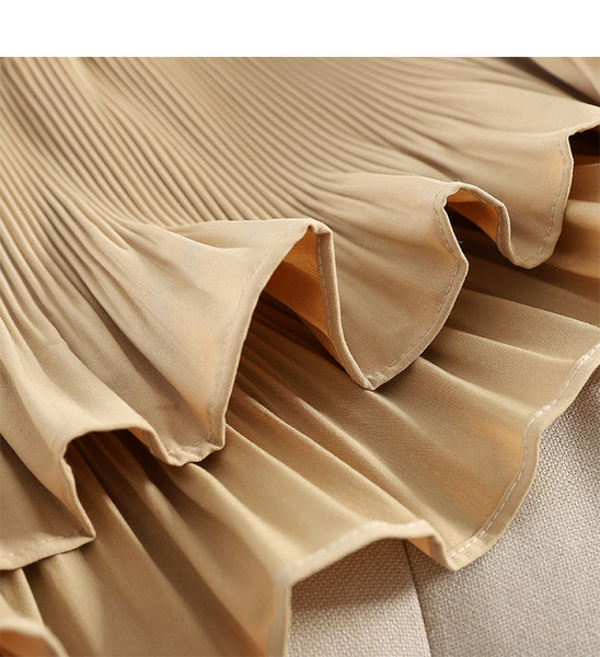 Fusta lunga de dama cu talie inalta in patru culori