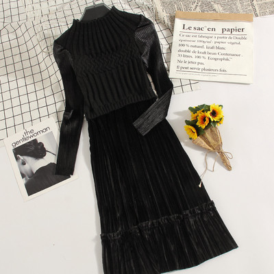 Rochie de dama lunga model nou cu decolteu O in mai multe culori