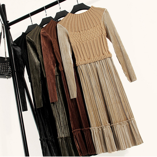 Rochie de dama lunga model nou cu decolteu O in mai multe culori