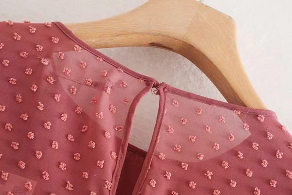 Modern női blúz csupasz váll és O-nyakú