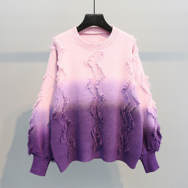 Hit pulover de damă modern în culoare irizată