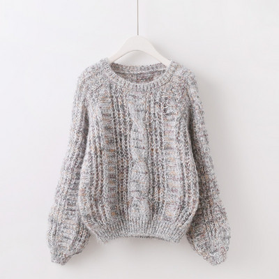 Pulover de iarna de dama cu decolteu in mai multe culori