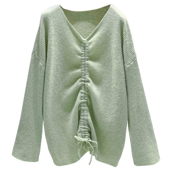 Pulover de dama cu decolteu in V in mai multe culori