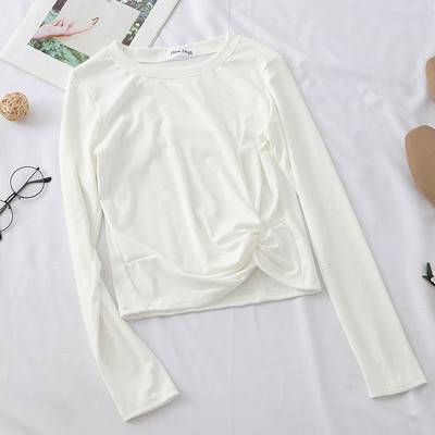 Bluză casual de damă cu mâneci lungi – în mai multe culori