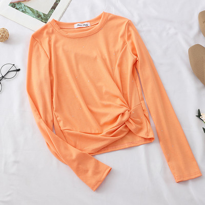 Bluză casual de damă cu mâneci lungi – în mai multe culori