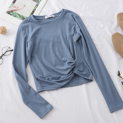 Bluză casual de damă cu mâneci lungi – în mai multe culori