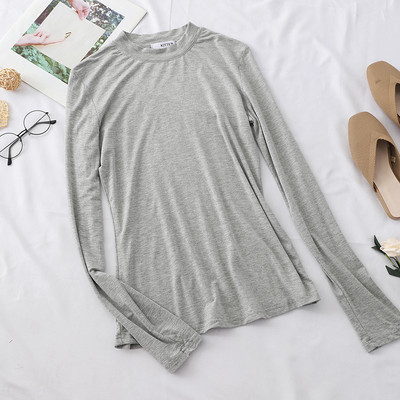 Női blúz több színben O-nyakkal