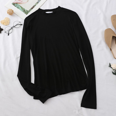 Női blúz több színben O-nyakkal