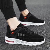 Tenisi casual barbatesti cu cravate si inscriptii in mai multe culori