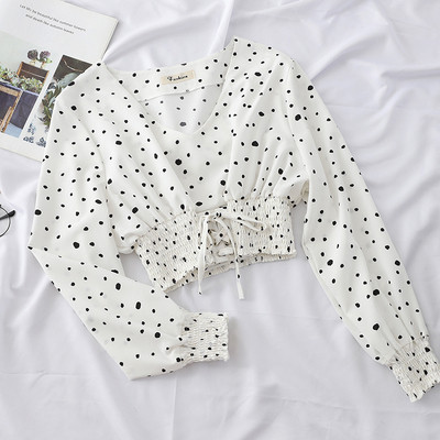 Aktuális női blúz három színben nyakkendővel