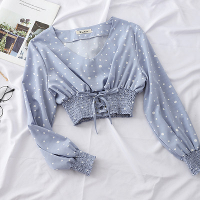 Aktuális női blúz három színben nyakkendővel