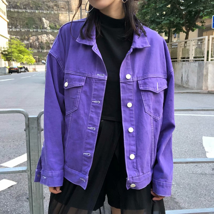 Jacheta din blugi albastru cu nasturi si buzunare