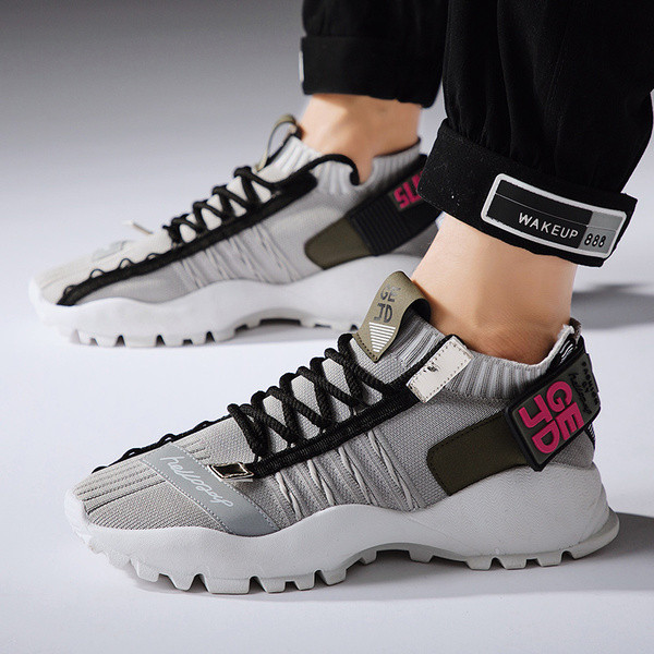 Tenisi casual barbatesti din material textil in mai multe culori