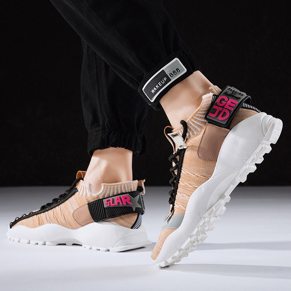 Tenisi casual barbatesti din material textil in mai multe culori