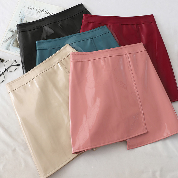 Fusta de dama actuala cu talie inalta - in cinci culori