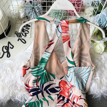 Aktuális női hosszú ruha virágmintával