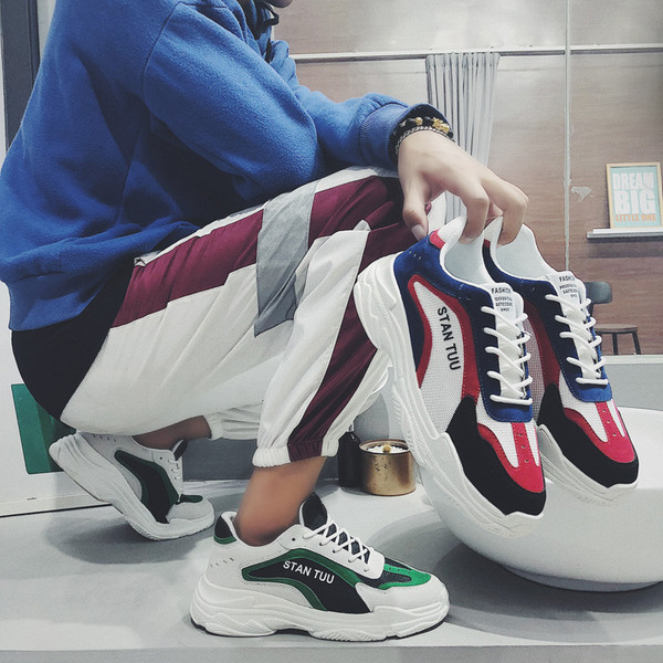 Új durva talpú férfi tornacipő modell több színben