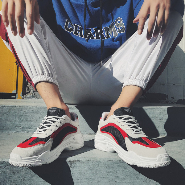 Új durva talpú férfi tornacipő modell több színben