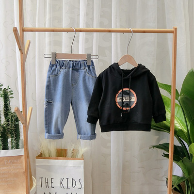 Modern gyerek szett fiú blúz + farmer több színben