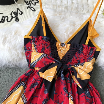 Rochie casual dama - model croiat cu bretele subtiri