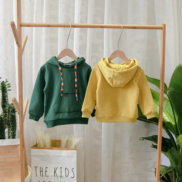 Спортна детска блуза за момчета в зелен и жълт цвят