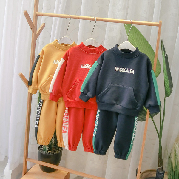 Set copii model nou pentru baieti bluza + pantaloni