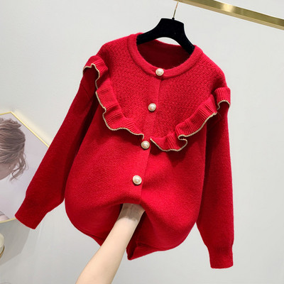 Női kardigán gombokkal, négy színben