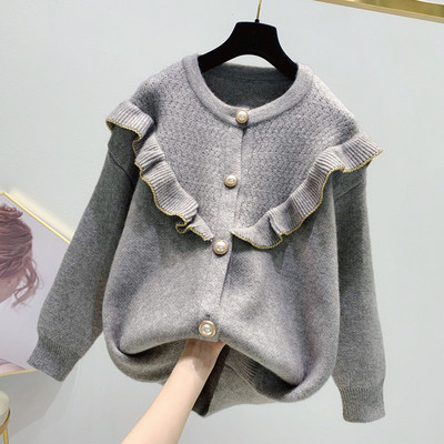 Női kardigán gombokkal, négy színben