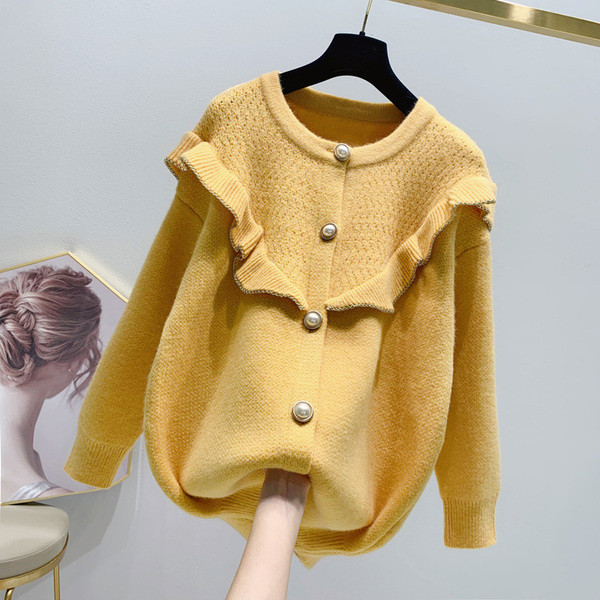 Női kardigán gombokkal, négy színben