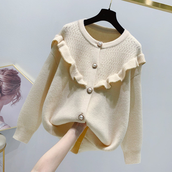 Női kardigán gombokkal, négy színben