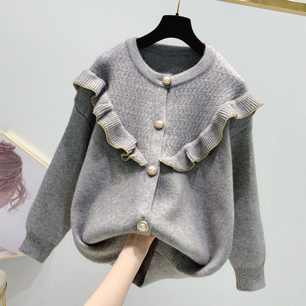 Női kardigán gombokkal, négy színben