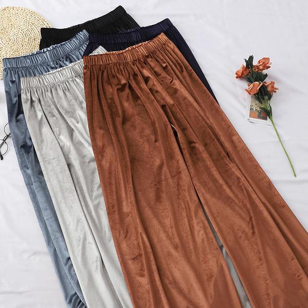 Modern női nadrág magas derékkal - öt színben