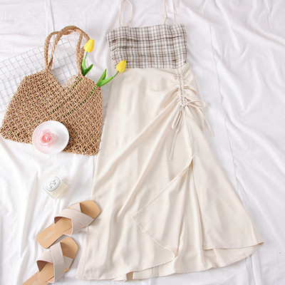 Rochie casual de dama cu bretele subtiri in mai multe culori