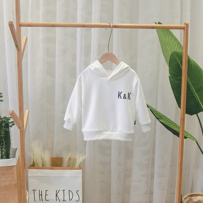 Hanorac zilnic pentru copii pentru baieti in alb si negru